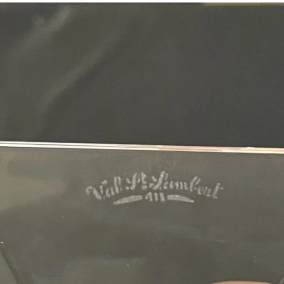 Set of 2 Val St Lambert GARDENIA Crystal Candle Stick Holders. - Picture 7 of 7